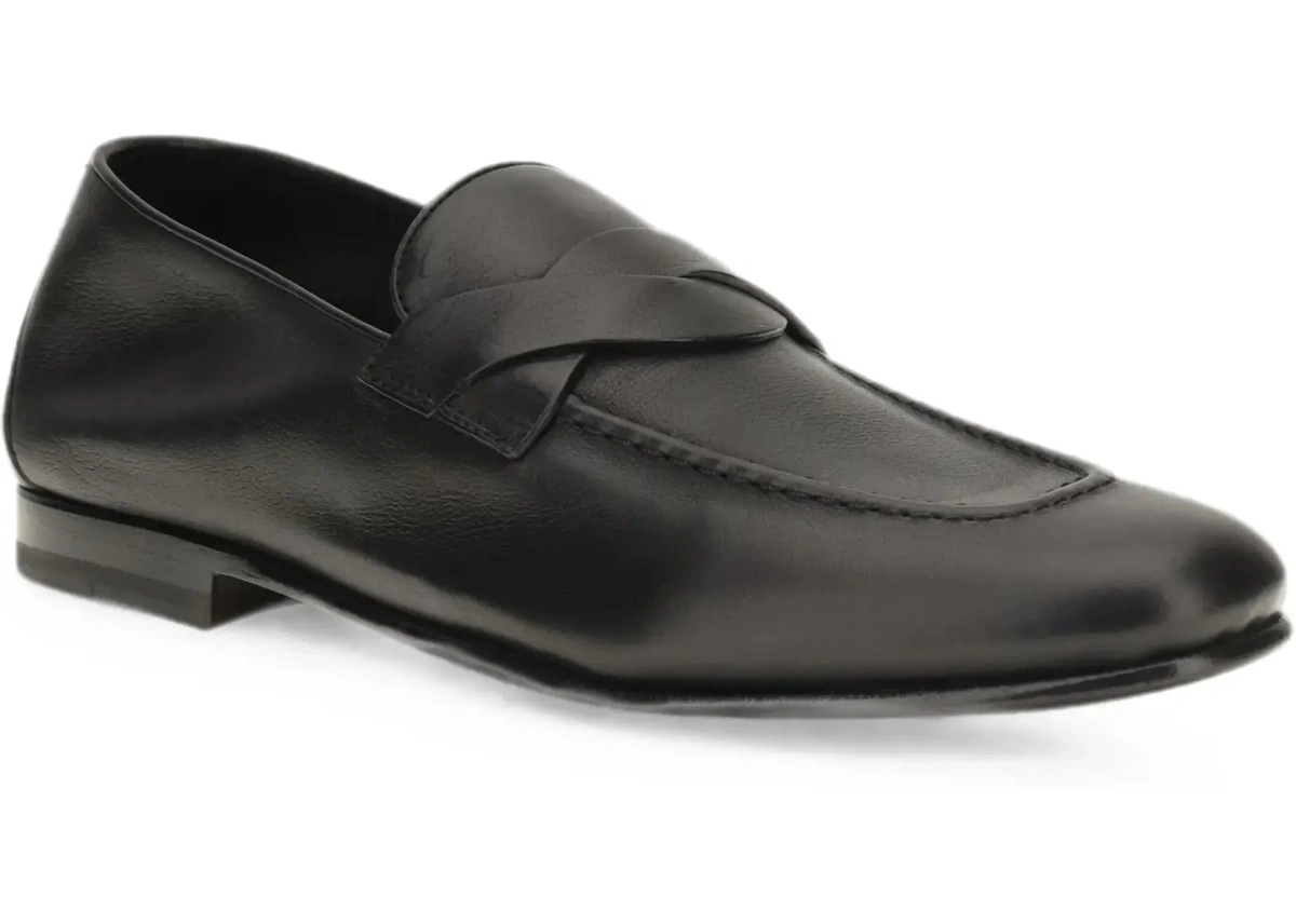 Mocasini Gigi Loafers with woven strap - Img 5