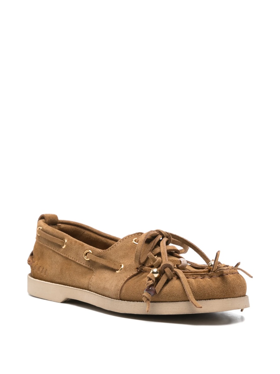 Mocasini Golden Goose maro din piele intoarsa - Img 2