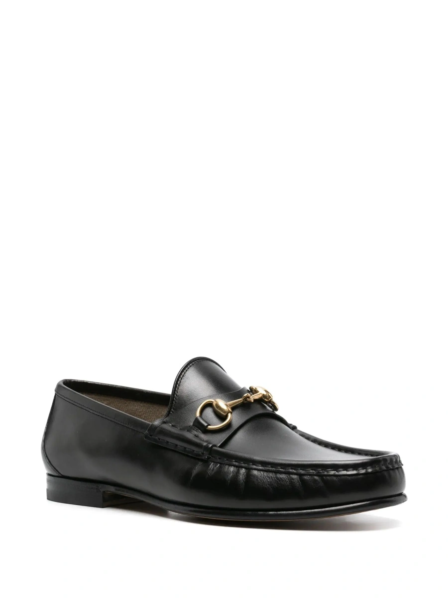 Mocasini Gucci negri din piele - Img 5