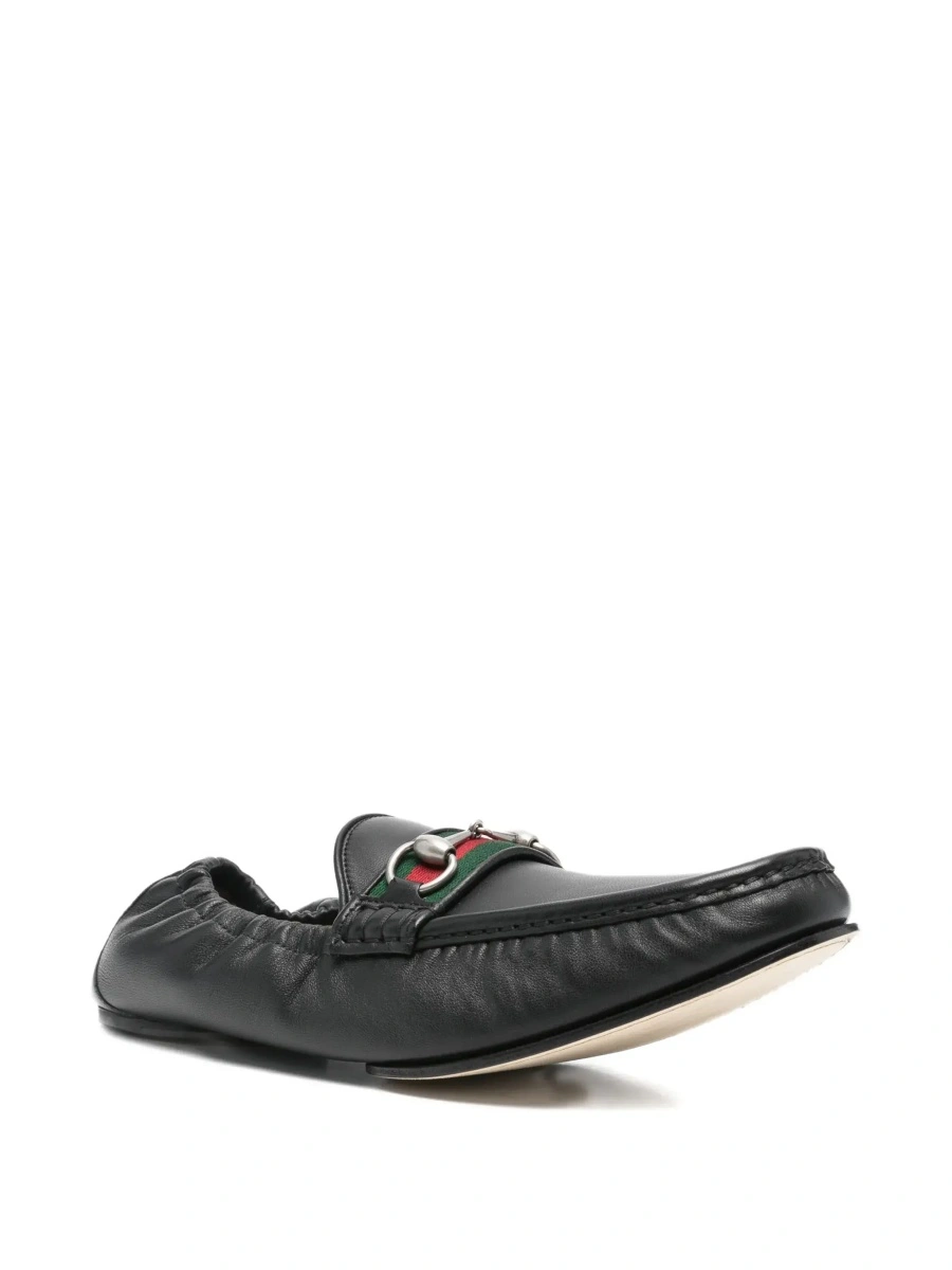 Mocasini Gucci negri din piele - Img 5