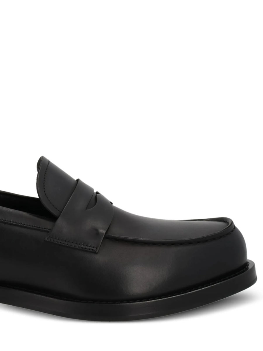 Mocasini Hugo Boss negri din piele - Img 2