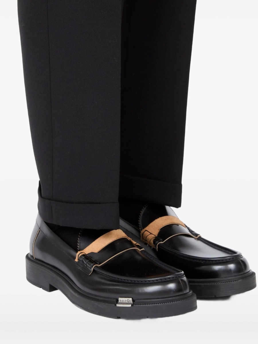 Mocasini Maison Margiela negri din piele - Img 5
