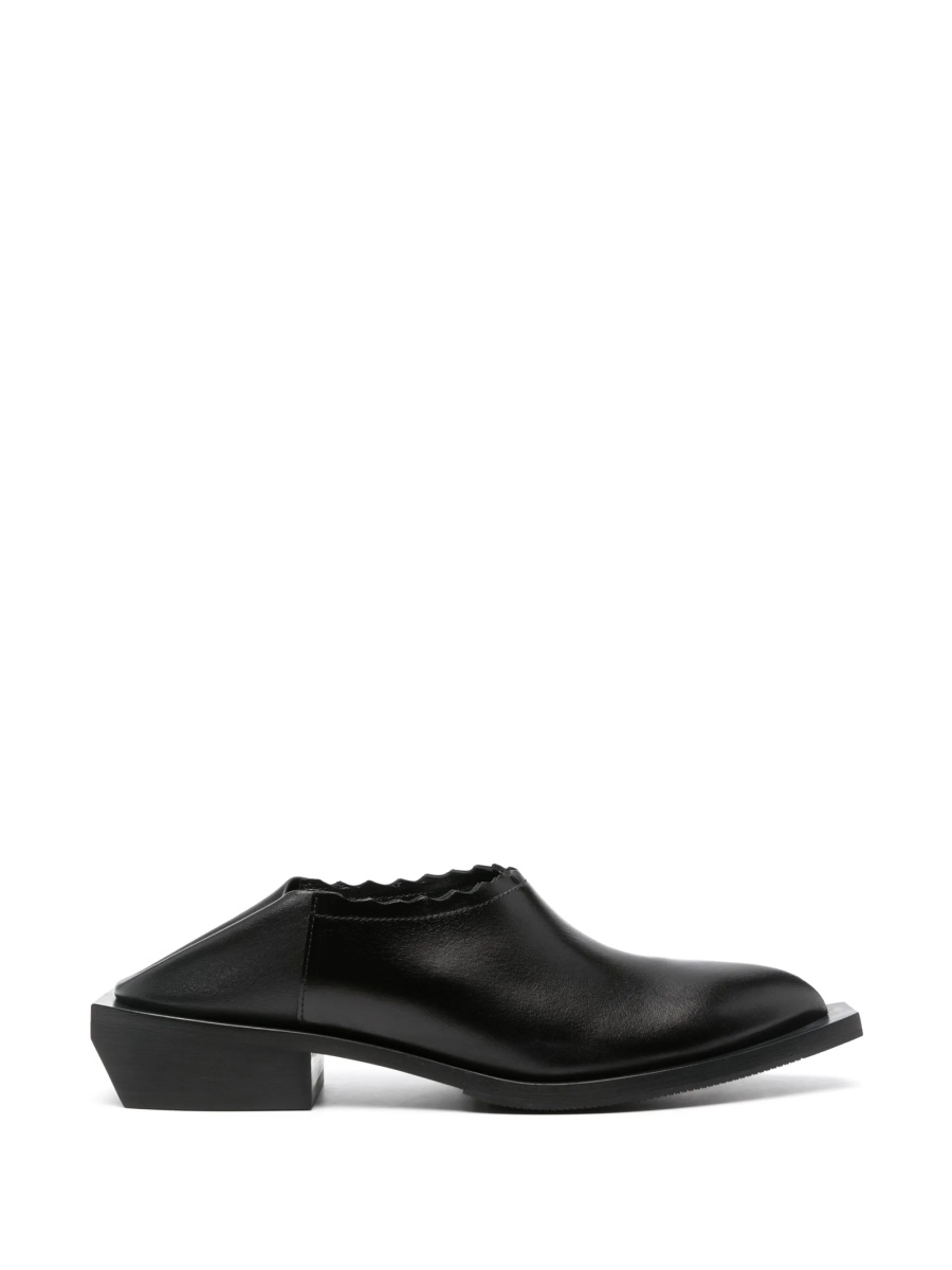 Mocasini Moschino negri din piele - Img 5