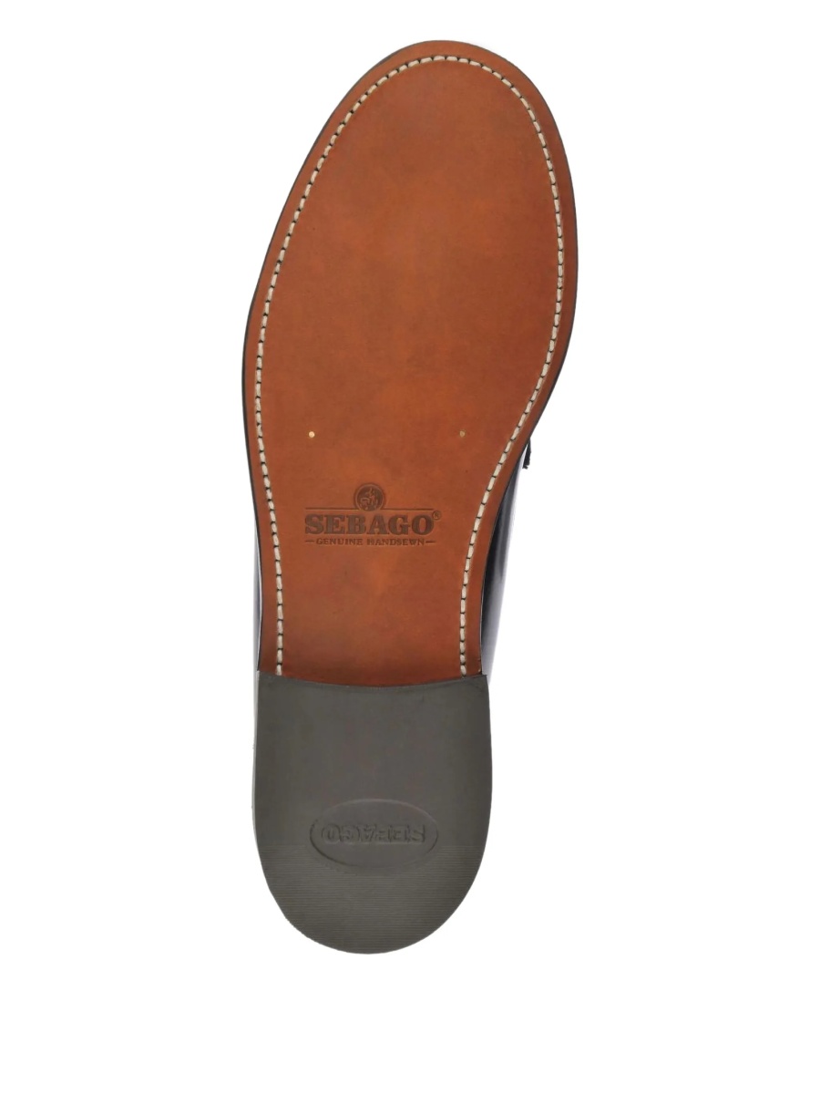 Mocasini Sebago maro din piele - Img 4