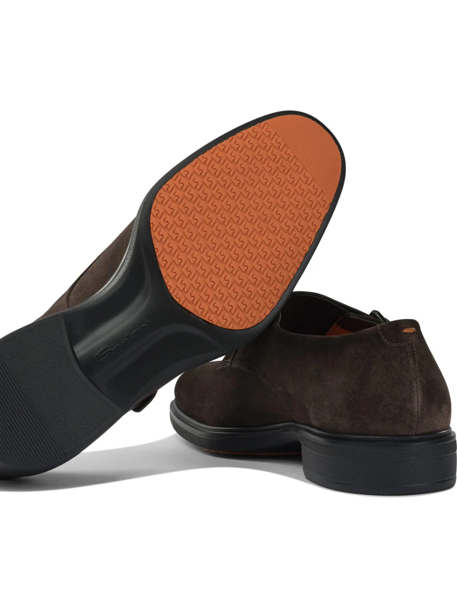 Mocasini Suede double buckle loafers - Img 5