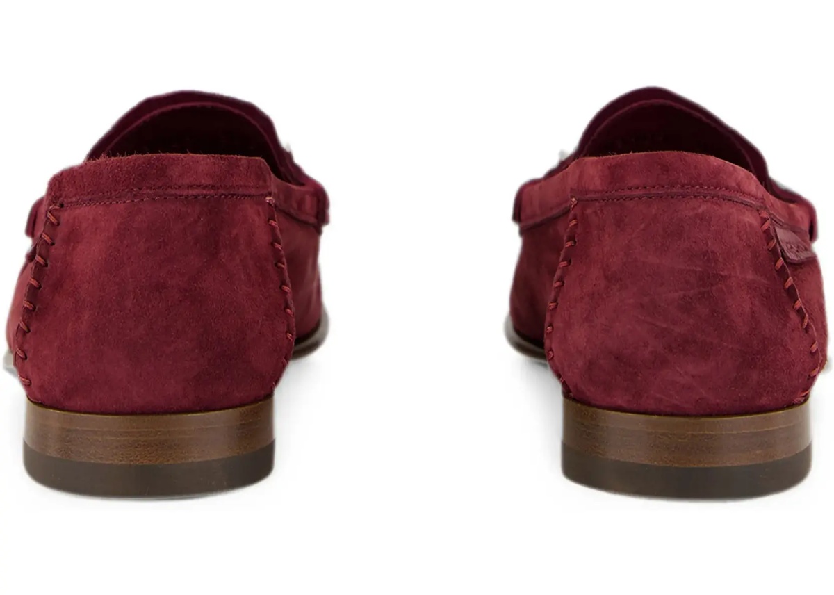 Mocasini Suede leather T-strap Loafers - Img 7