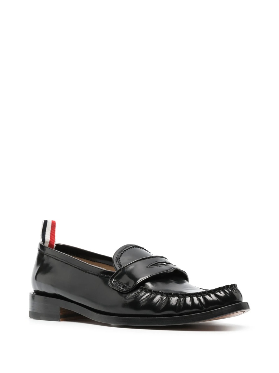Mocasini Thom Browne negri din piele - Img 2
