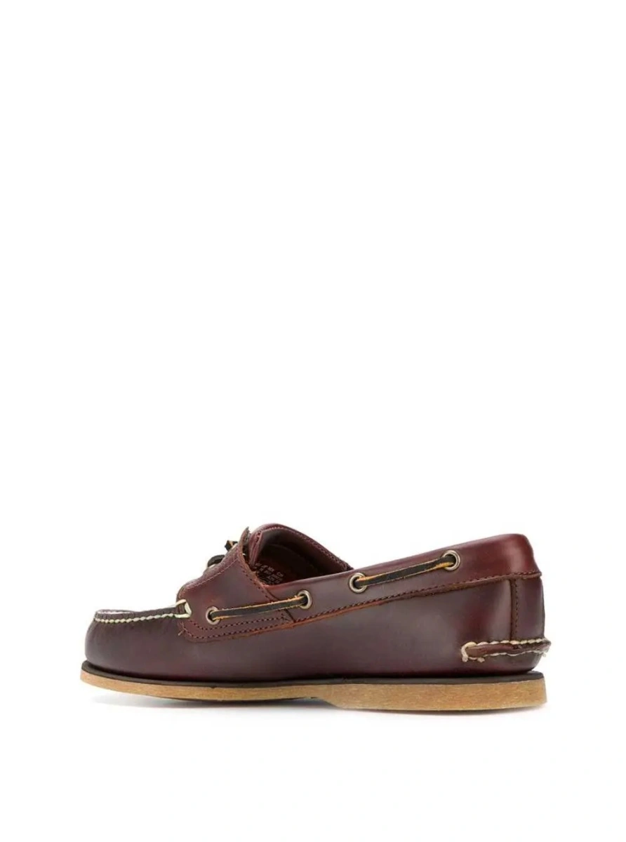 Mocasini Timberland maro din piele - Img 3