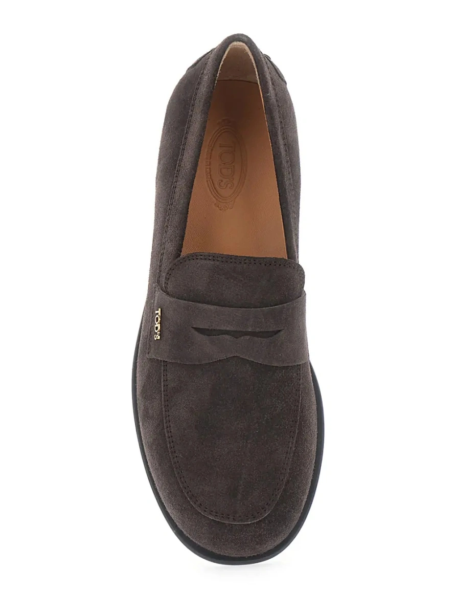Mocasini TOD'S maro din piele - Img 4