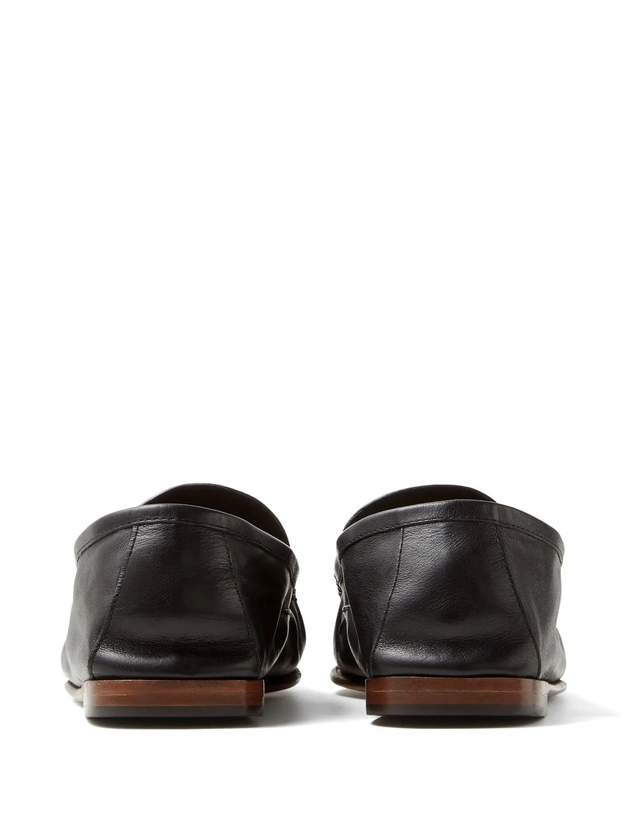 Mocasini Versace negri din piele - Img 5