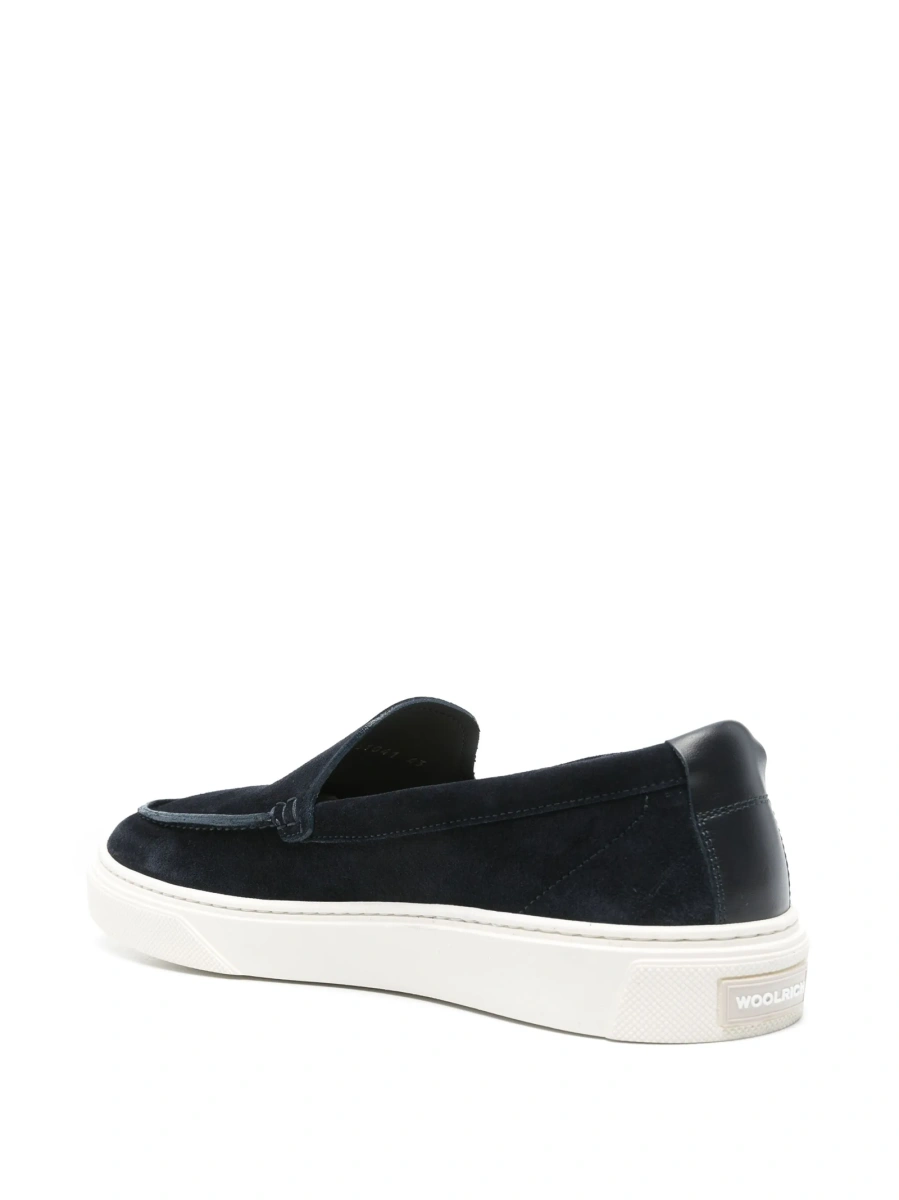Mocasini Woolrich albastri din piele intoarsa - Img 3