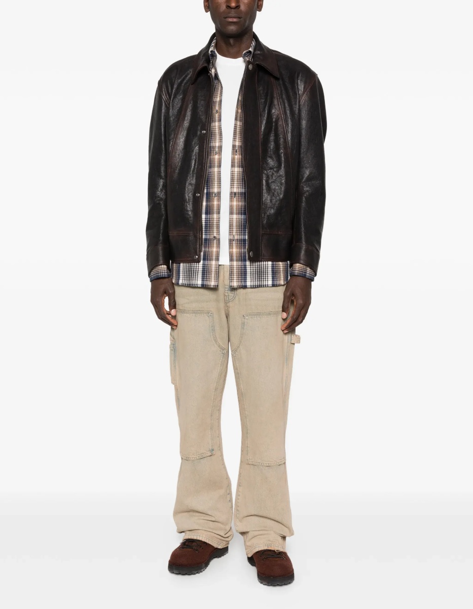 Nappa leather Bomber Jacket - Img 2