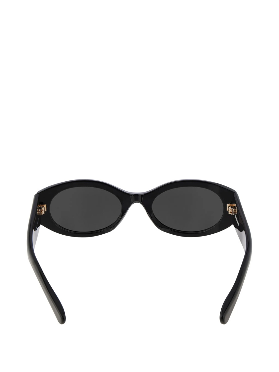 Ochelari de soare Balenciaga negri din nylon - Img 4