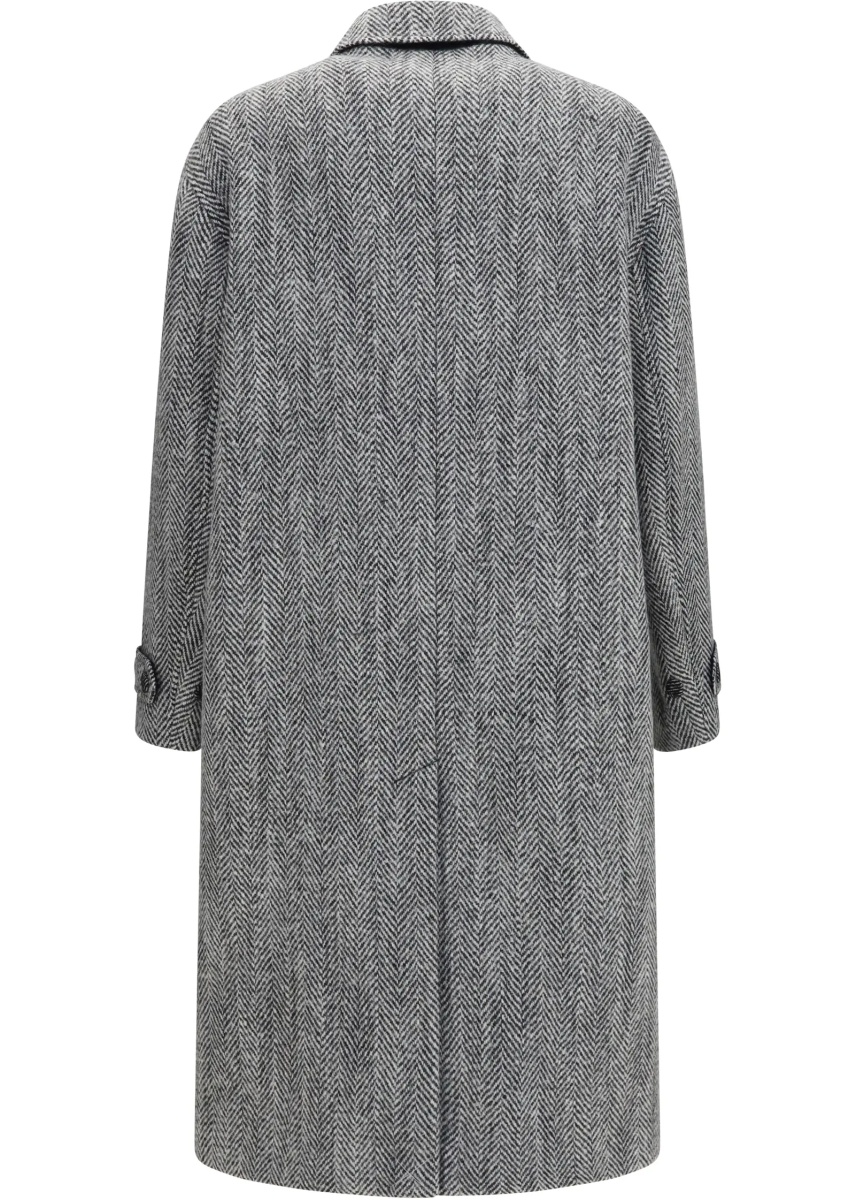 Paltoane Chevron wool-blend single-breasted Coat - Img 2