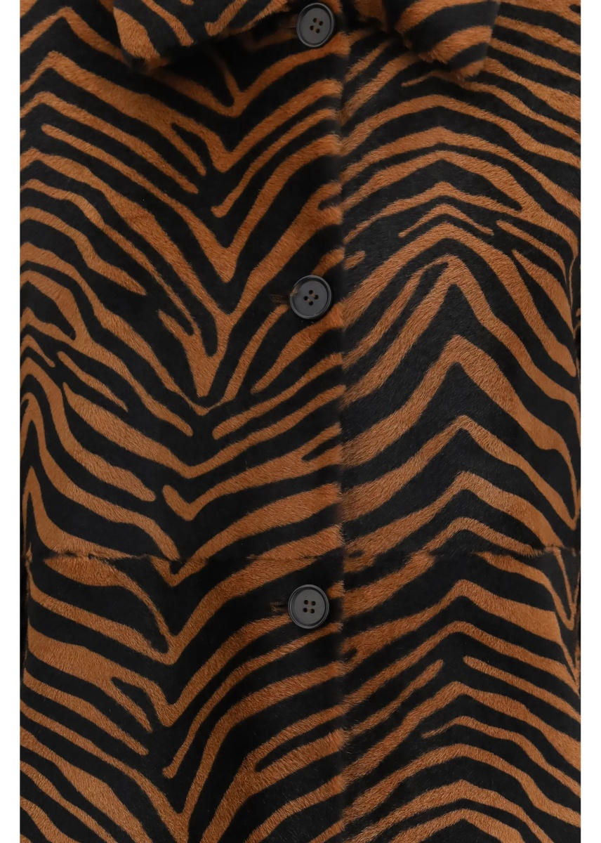 Paltoane P.A.R.O.S.H. Leopard print Coat - Img 3