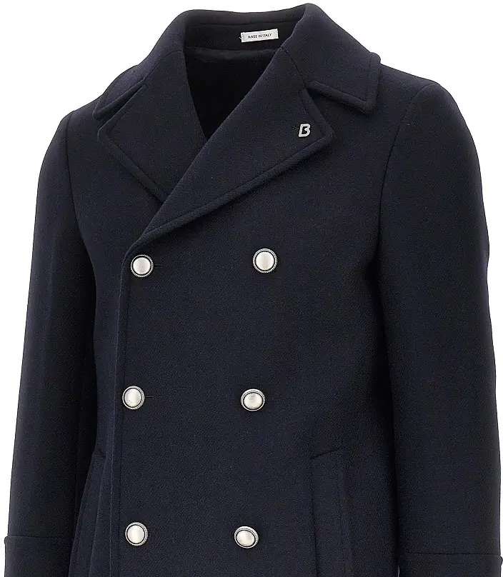 Paltoane Wool-blend double-breasted peacoat - Img 2
