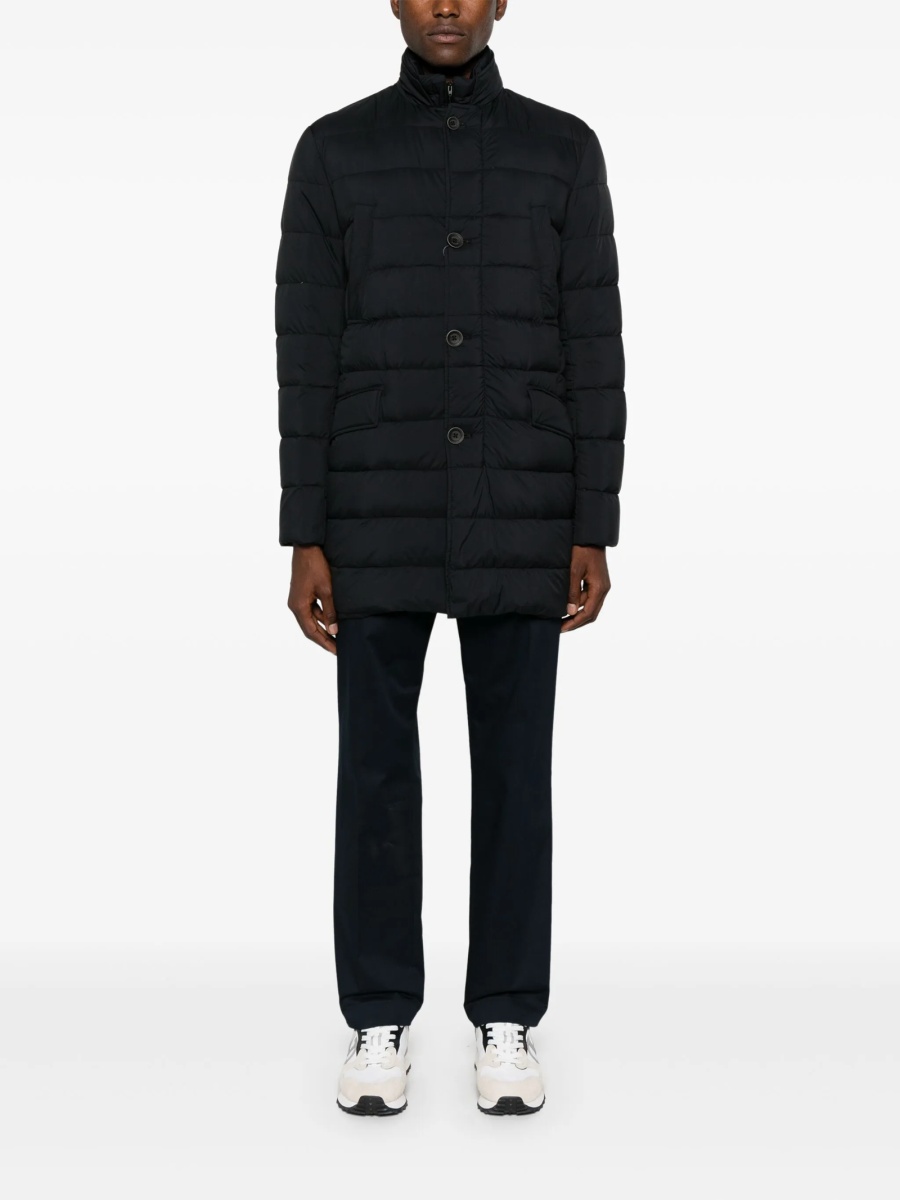 Palton Herno negru din poliamida si polyester - Img 2