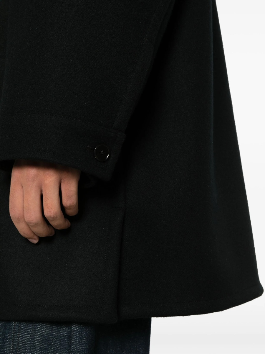 Palton Jil Sander albastru din lana - Img 5