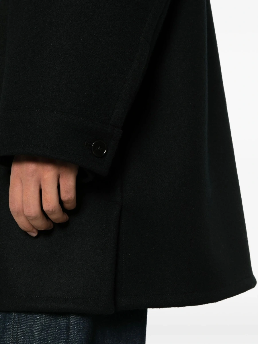 Palton Jil Sander albastru din lana - Img 5