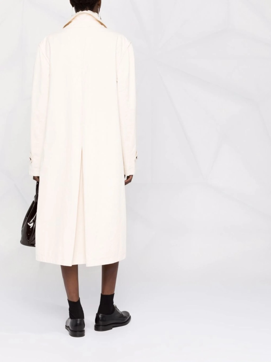 Palton Maison Margiela neutru din bumbac - Img 4