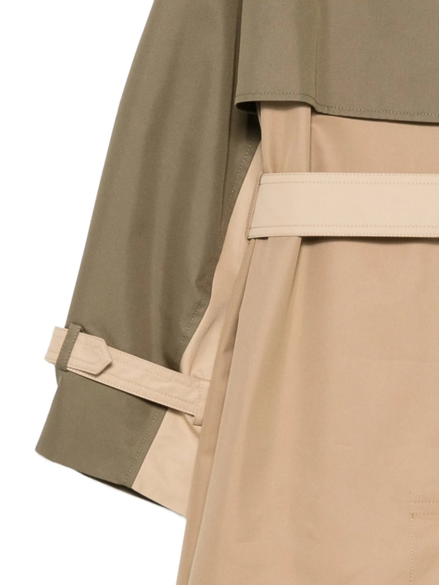 Palton Max Mara neutru din bumbac si polyester - Img 3