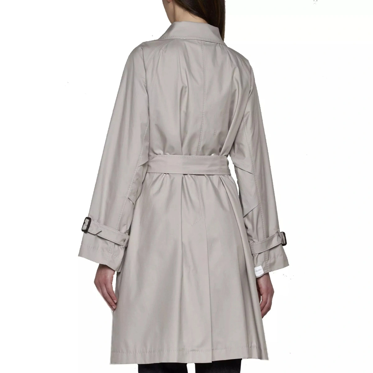 Palton Max Mara The Cube Blend Cotton Trench Coat - Img 3
