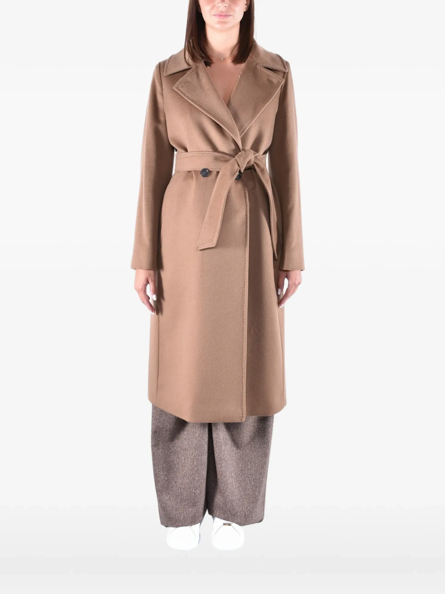 Palton MaxMara Studio bej din lana - Img 8