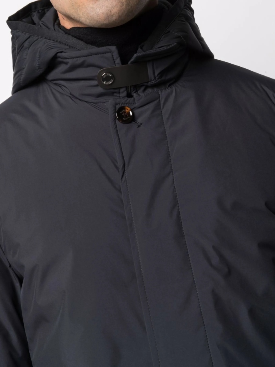Palton Moorer albastru din polyester - Img 5