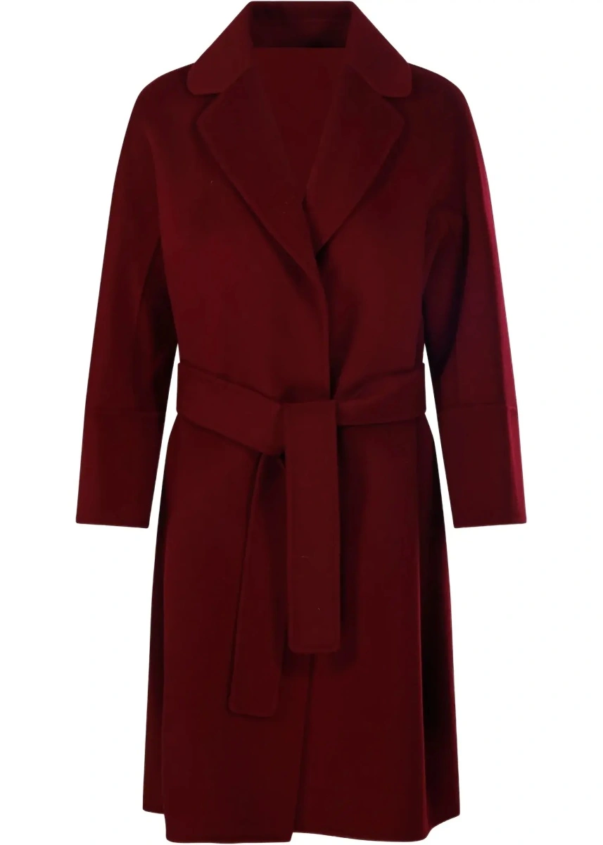 Palton 'S MAXMARA multicolor din lana virgina - Img 6