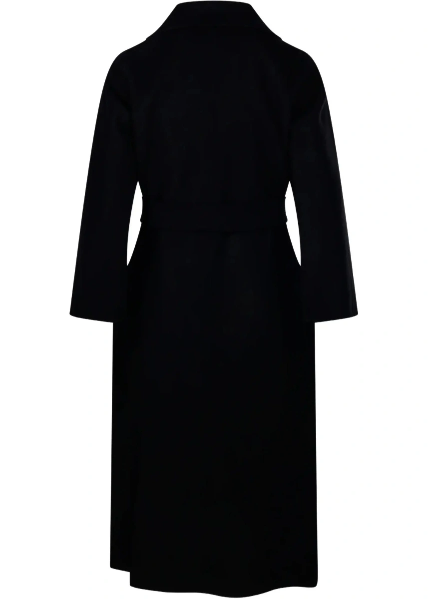 Palton 'S MAXMARA negru din lana virgina - Img 4