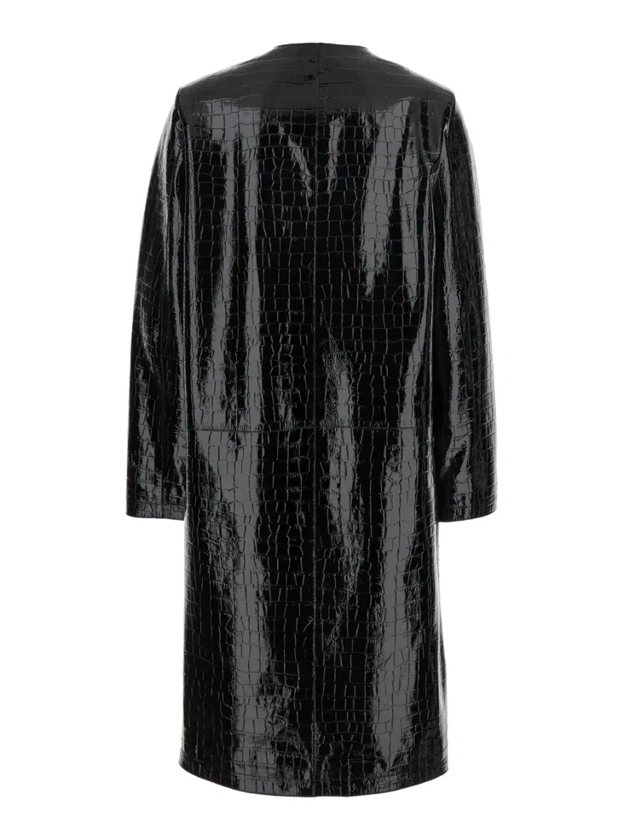 Palton TOTEME negru din piele - Img 2