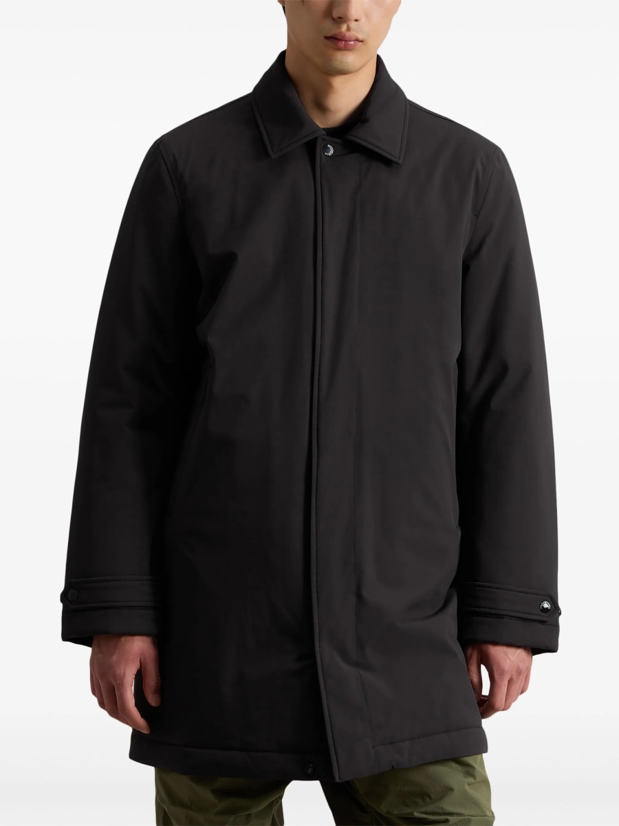 Palton Woolrich negru din elastan si poliamida - Img 5