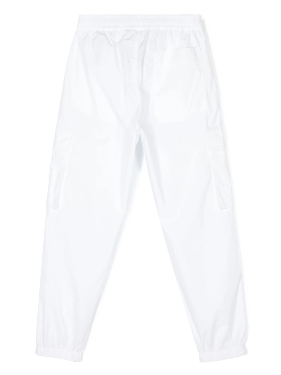 Pantaloni Aspesi albi din bumbac si elastan - Img 2