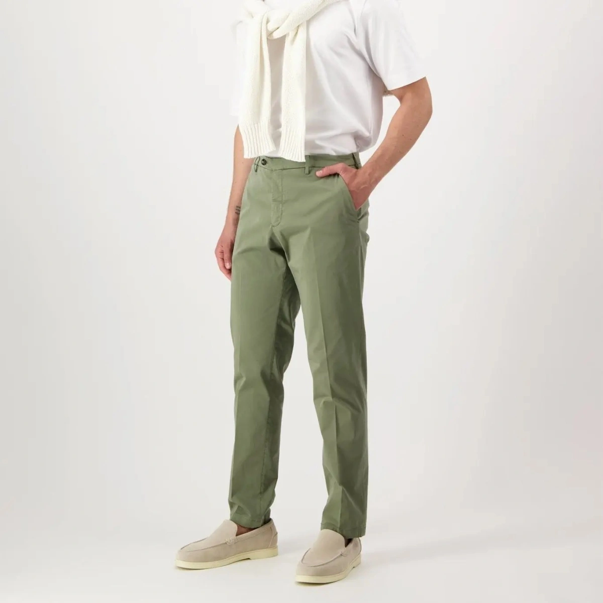 Pantaloni Autore din bumbac - Img 2
