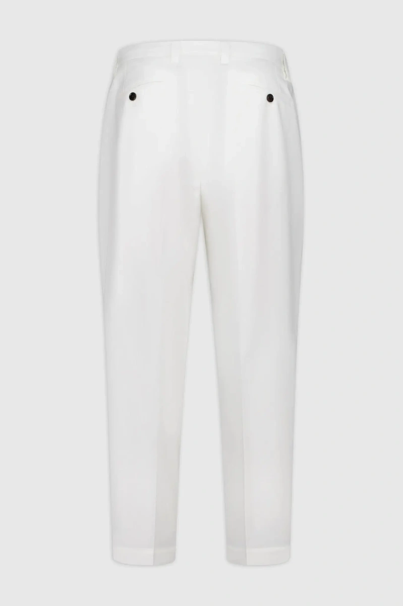 Pantaloni Autore Livingstone Cotton and Linen Trousers - Img 3