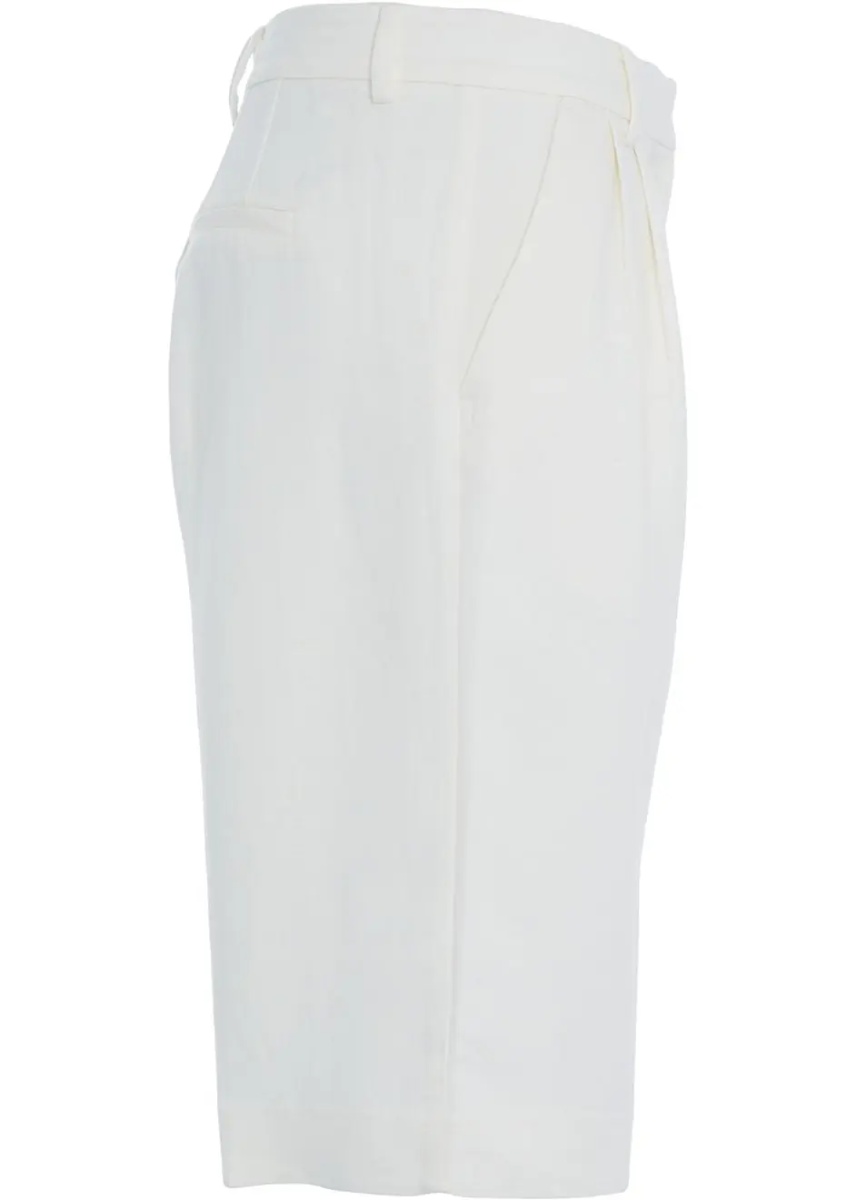 Pantaloni Bermuda shorts in linen blend - Img 3