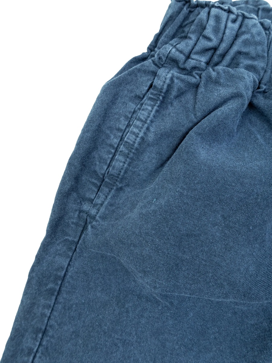 Pantaloni Bobo Choses albastri din bumbac - Img 4