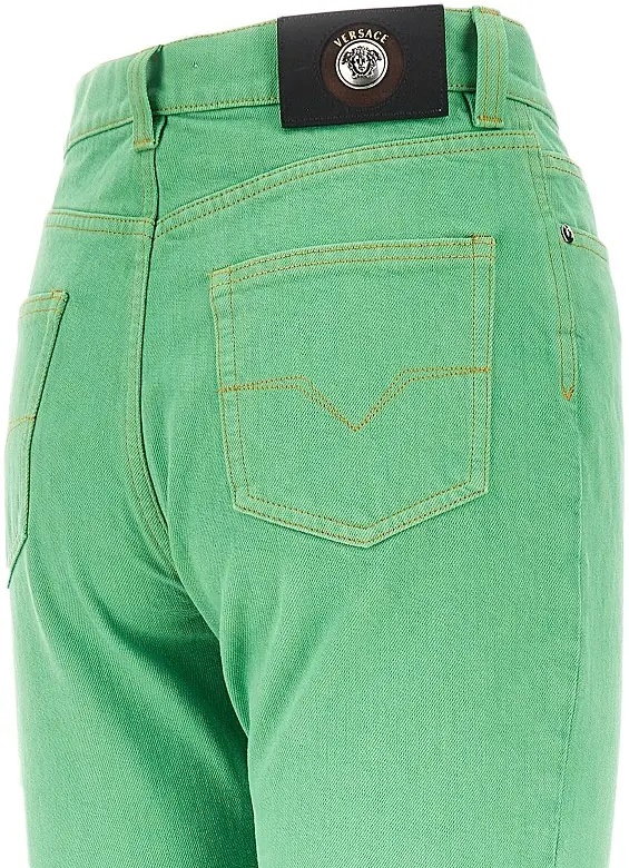 Pantaloni Capri jeans with Medusa logo - Img 4