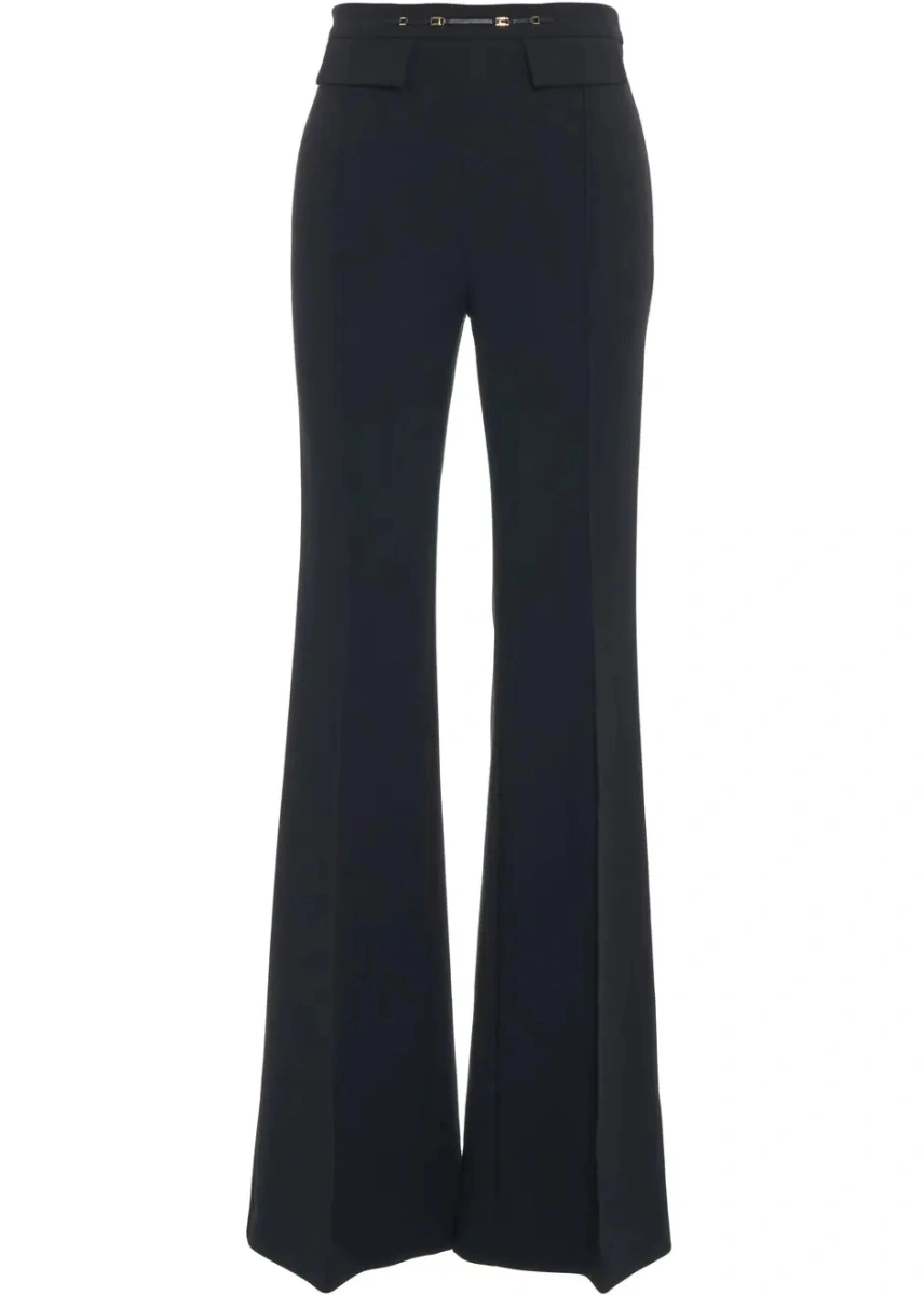 Pantaloni casual Elisabetta Franchi negri - Img 2