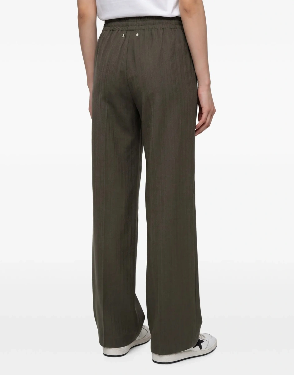 Pantaloni casual Golden Goose multicolori din lana - Img 6
