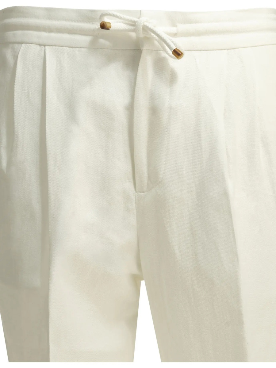 Pantaloni Casual linen and cotton pants - Img 3