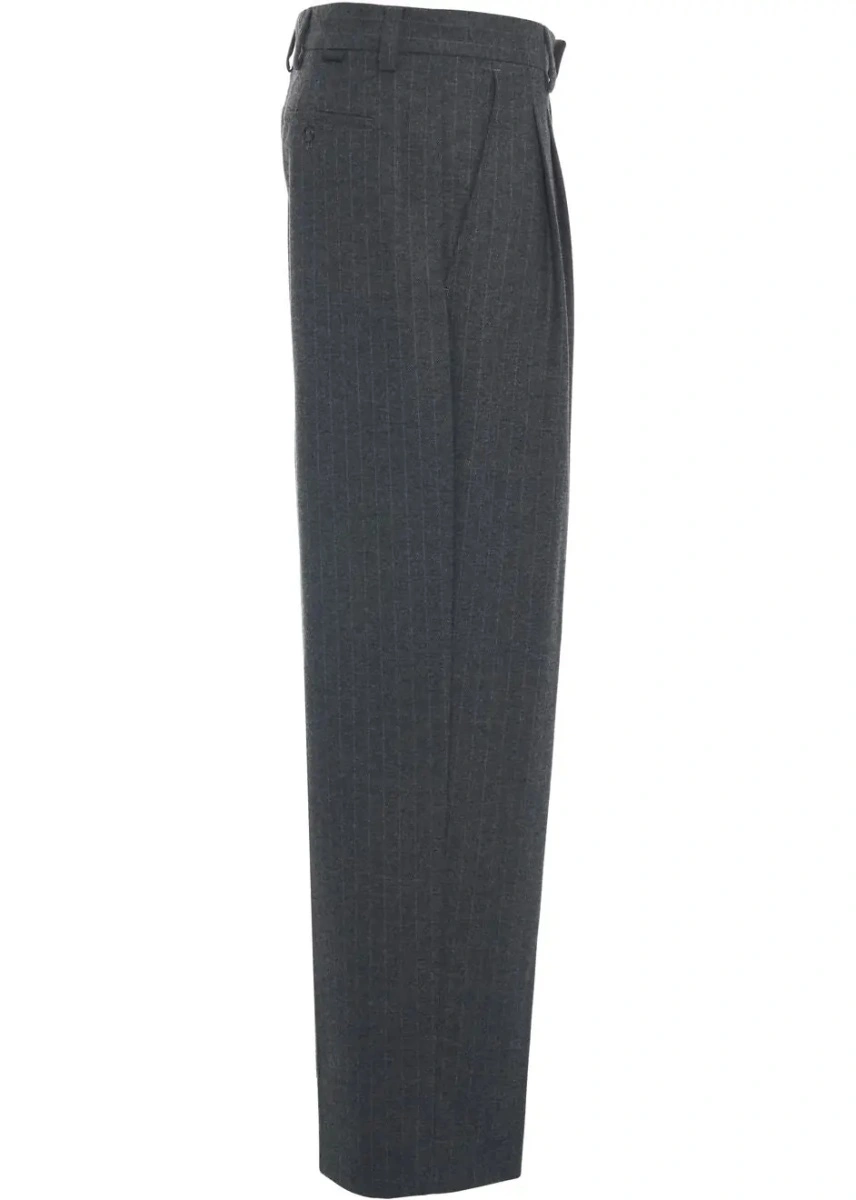 Pantaloni casual Paolo Pecora gri - Img 2