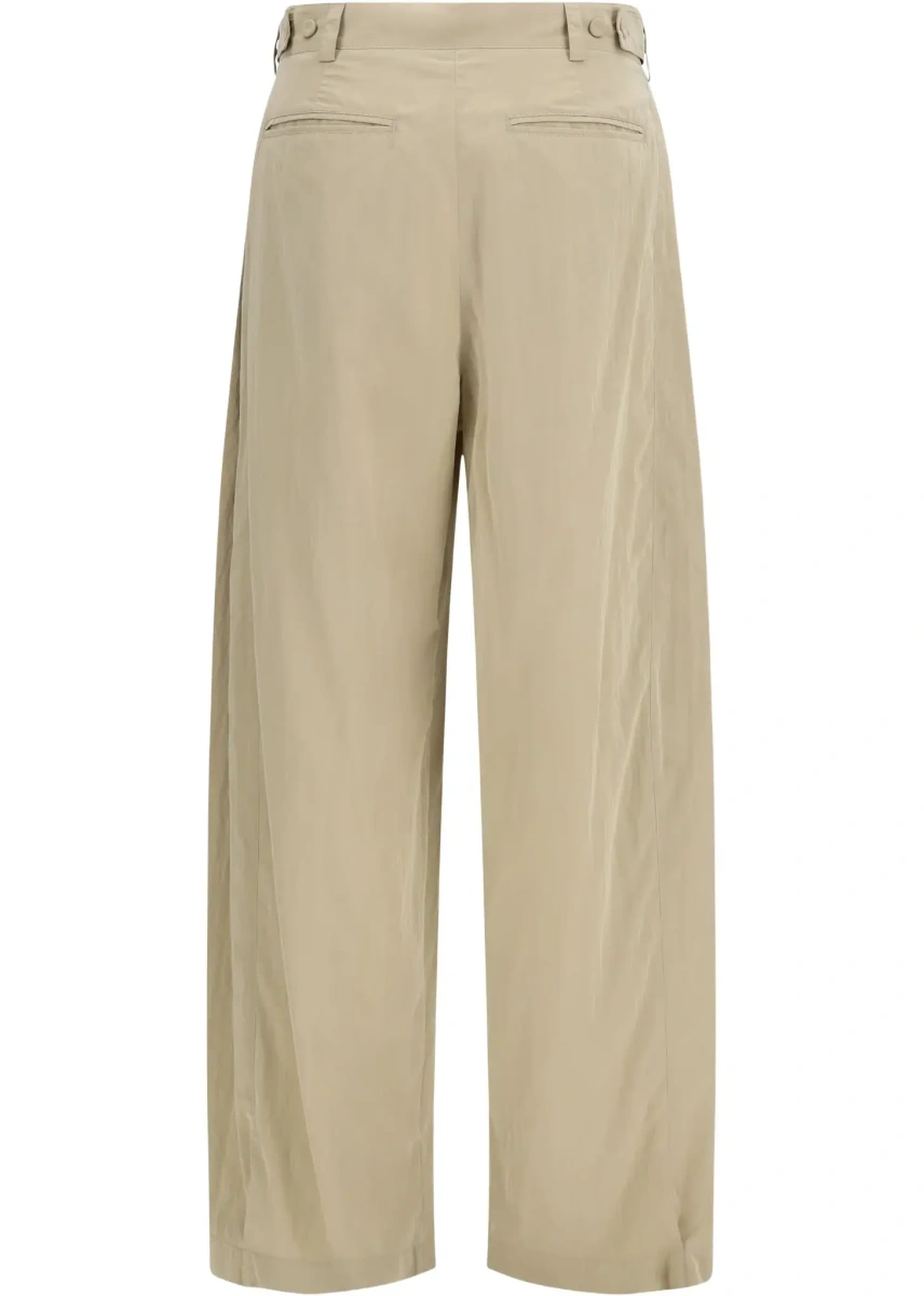 Pantaloni casual THE ROW din matase si nylon - Img 4