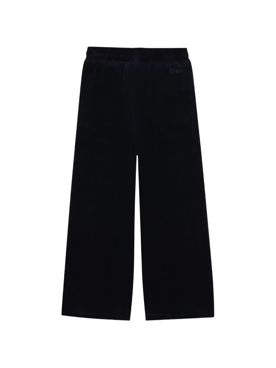 Pantaloni Chloe albastri din bumbac - Img 2