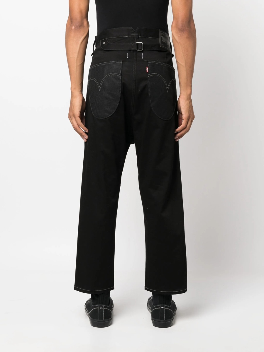 Pantaloni conici JUNYA WATANABE negri - Img 4