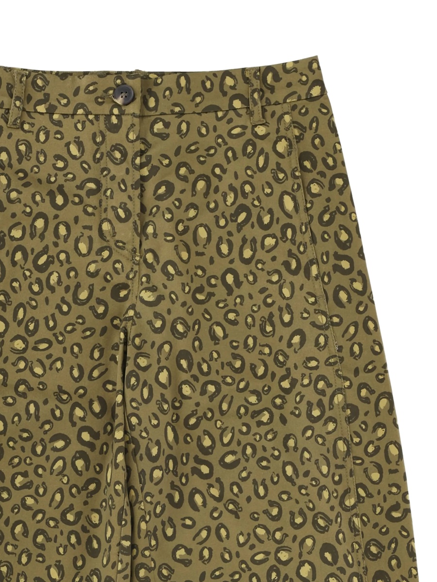 Pantaloni conici Paul Smith verzi din spandex/elastan si bumbac - Img 2