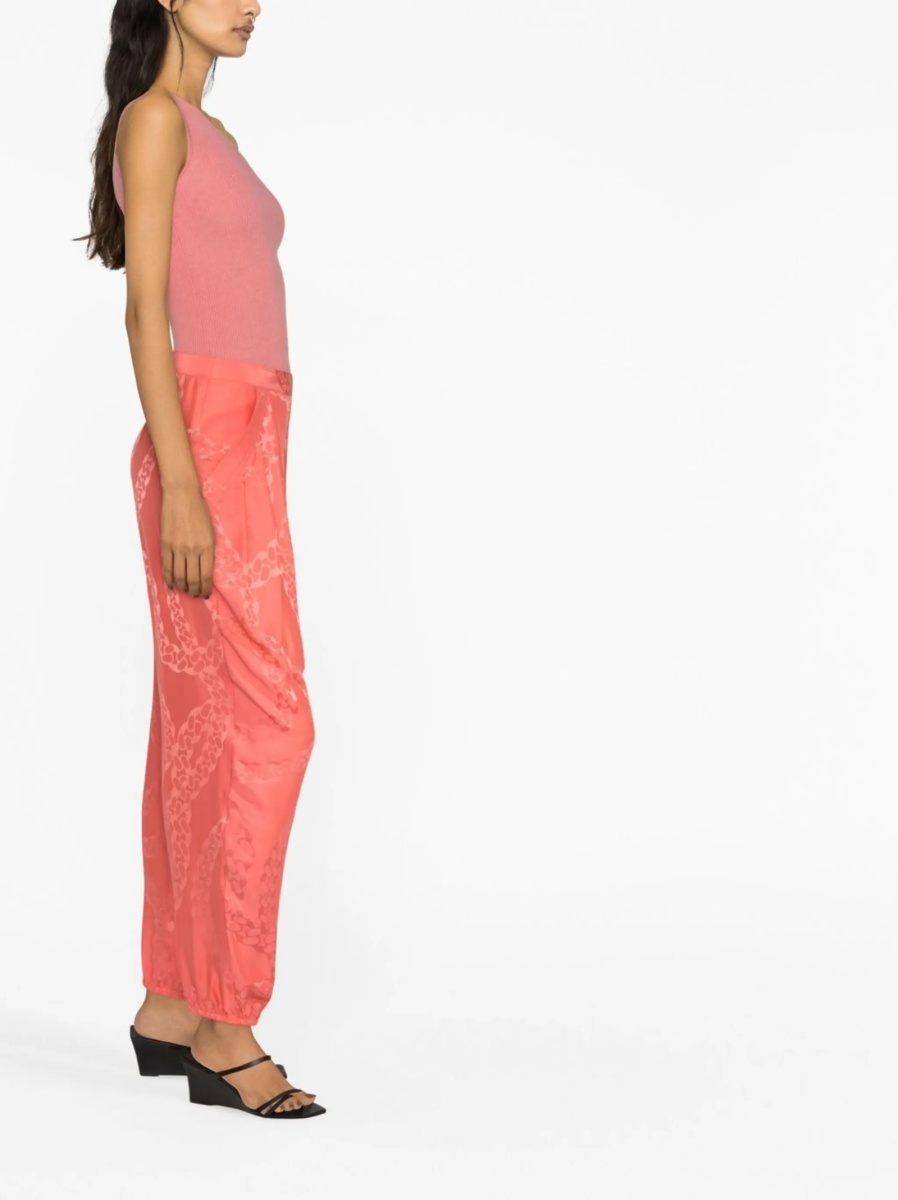 Pantaloni conici Stella McCartney roz - Img 4