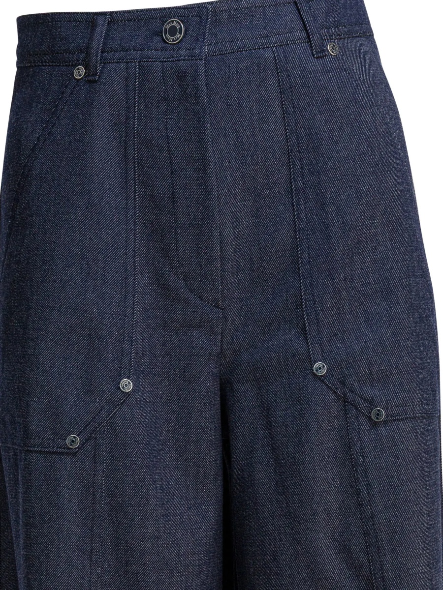 Pantaloni Denim-effect wool pants - Img 4