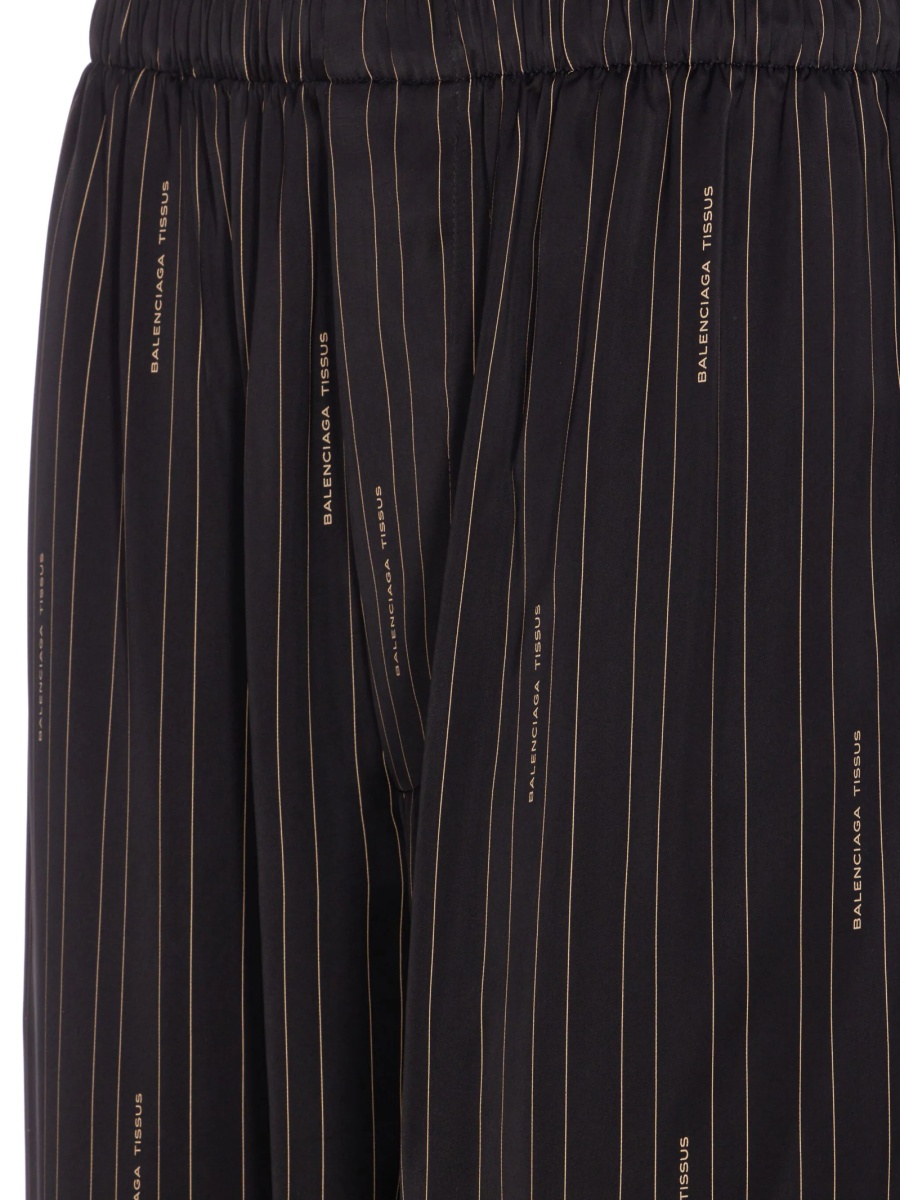 Pantaloni drepti Balenciaga negri - Img 3