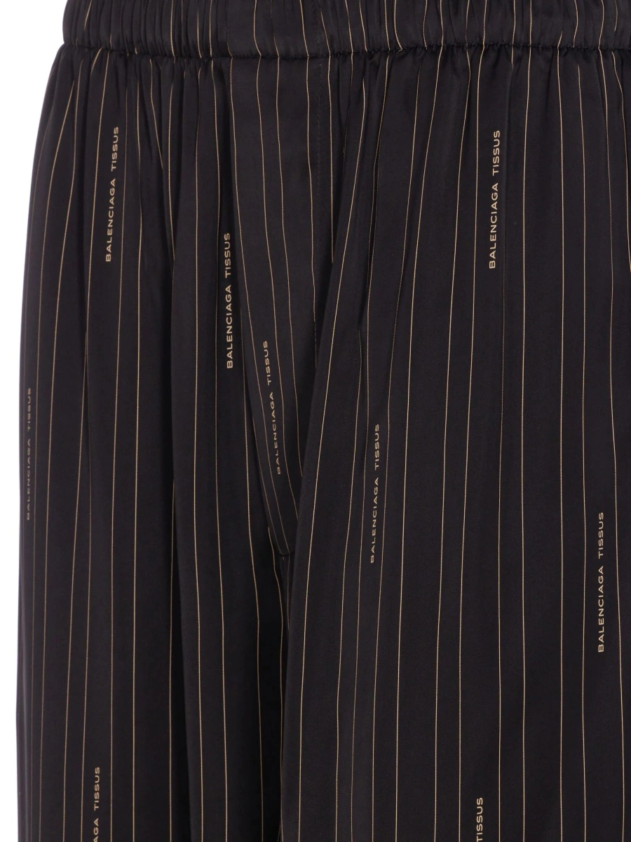 Pantaloni drepti Balenciaga negri - Img 3